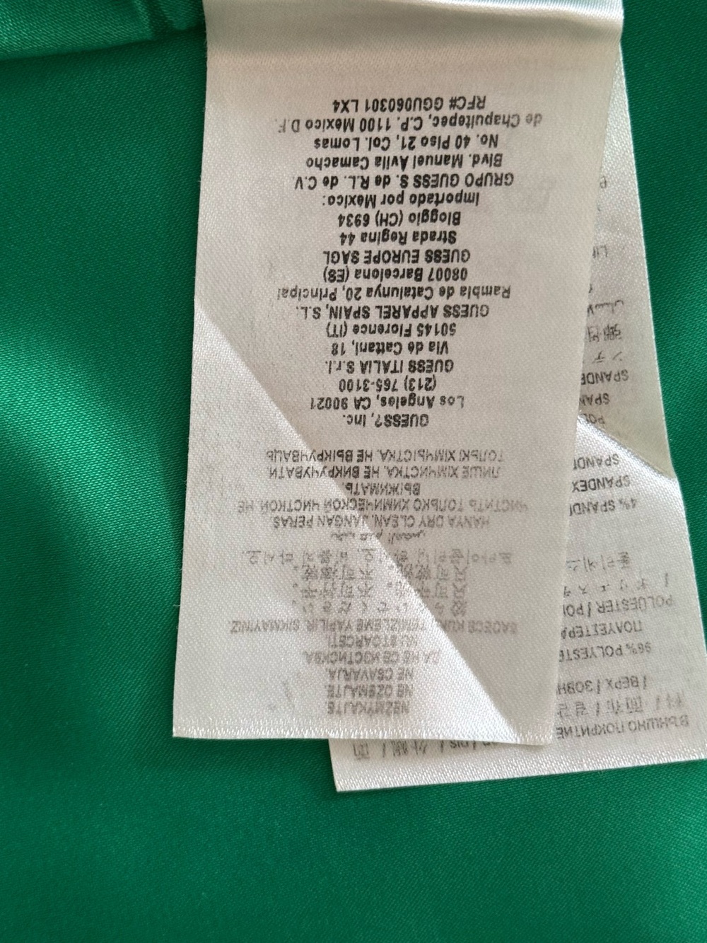 Marciano Emerald Green High-Waist Pencil Skirt Double Zipper size 4 - Picture 9 of 10